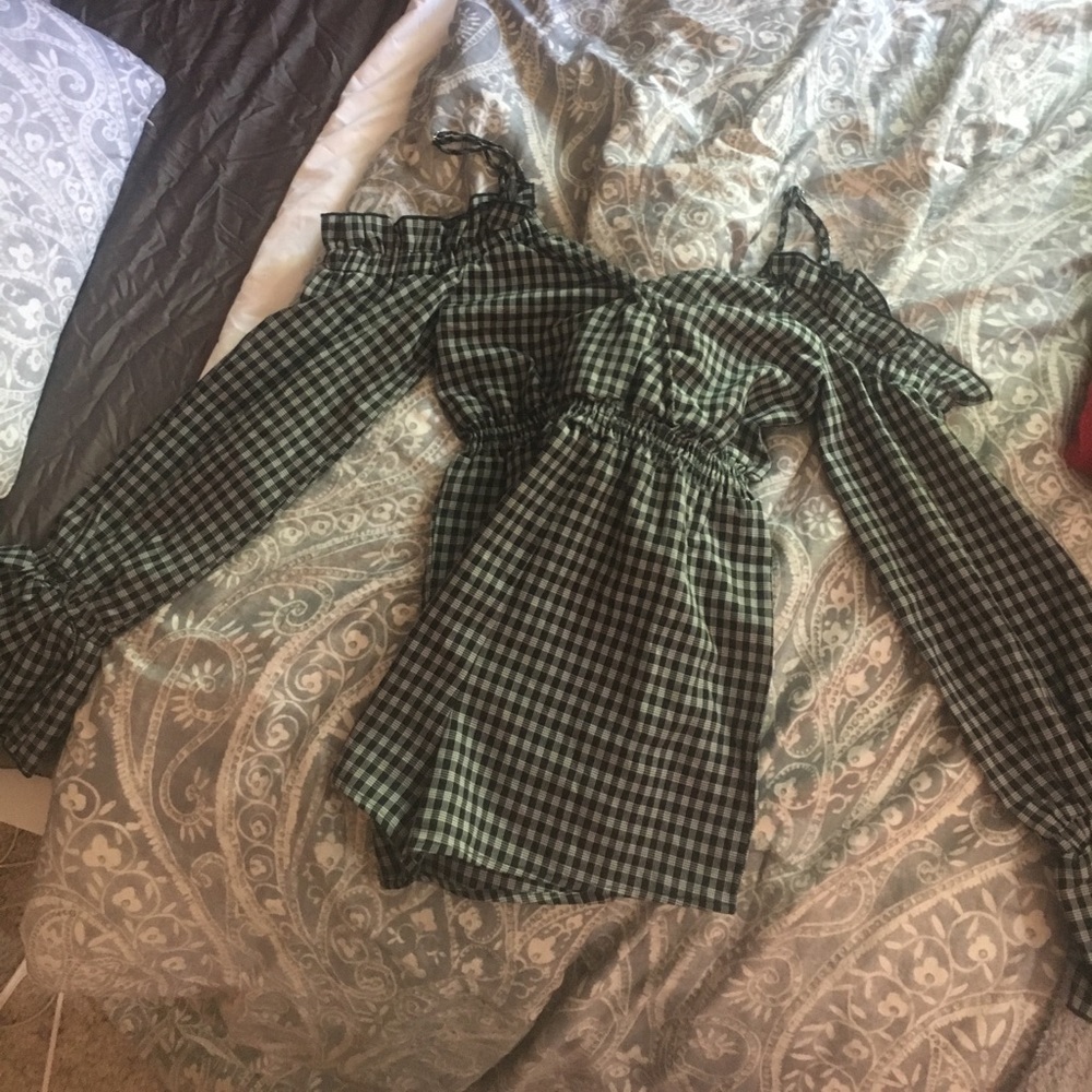 Gingham Romper